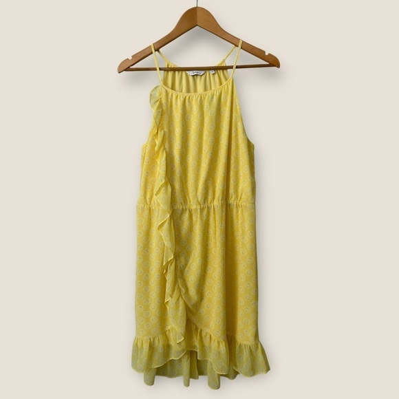 Reitmans Dresses & Skirts - Reitmans Yellow Lemon Summer Ruffle Dress NWT